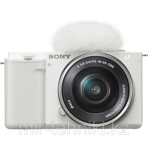 Фотоаппарат Sony ZV-E10 kit 16-50mm f/3.5-5.6 (Белый) Меню на русском языке