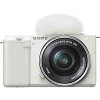 Sony ZV-E10 kit 16-50mm f/3.5-5.6 фотоаппараты (Ақ) Орыс тіліндегі мәзір