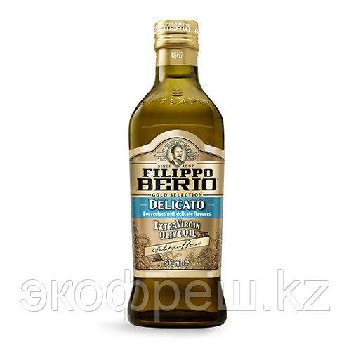Filippo Berio масло оливковое Extra Virgin Delicato, 500 мл - фото 1 - id-p110196626