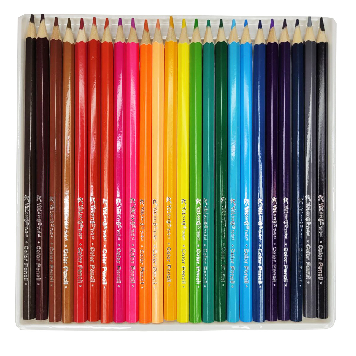 Набор цветных карандашей 24 шт Color Pencil YL211055-24 синий - фото 3 - id-p110205184