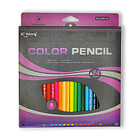 Набор цветных карандашей 24 шт Color Pencil YL211055-24 фиолетовый