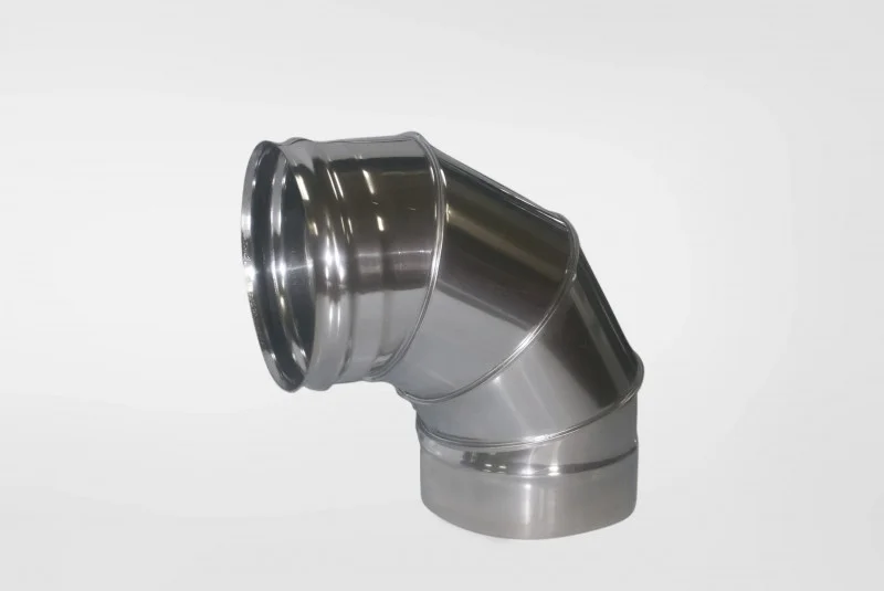 Отвод Моно (430, t0.5) 90º, d80 (Раструб), фото 1