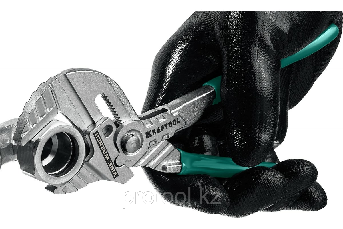 Клещи переставные-гаечный ключ Vise-Wrench, 180 / 36 мм (1 7/16"), KRAFTOOL - фото 6 - id-p89403770