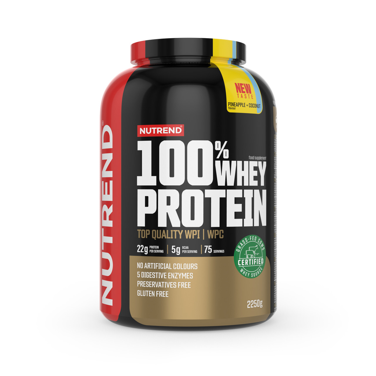 NUTREND 100% WHEY Protein Ананас-Кокос - фото 1 - id-p110208577