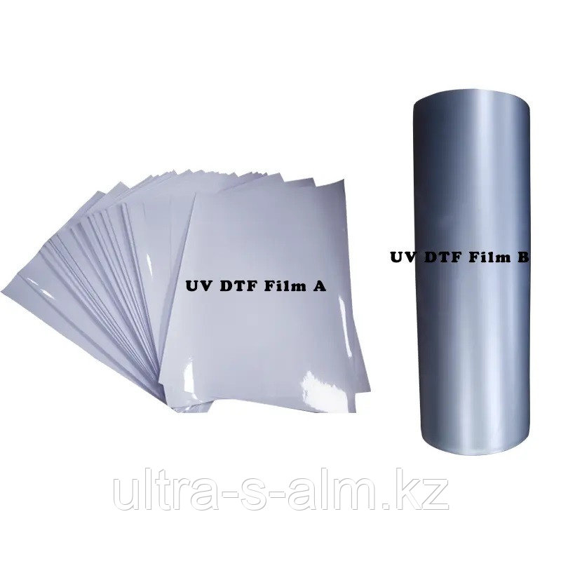 Термопленка Рет UV DTF А3 (100шт + пленка перенос)