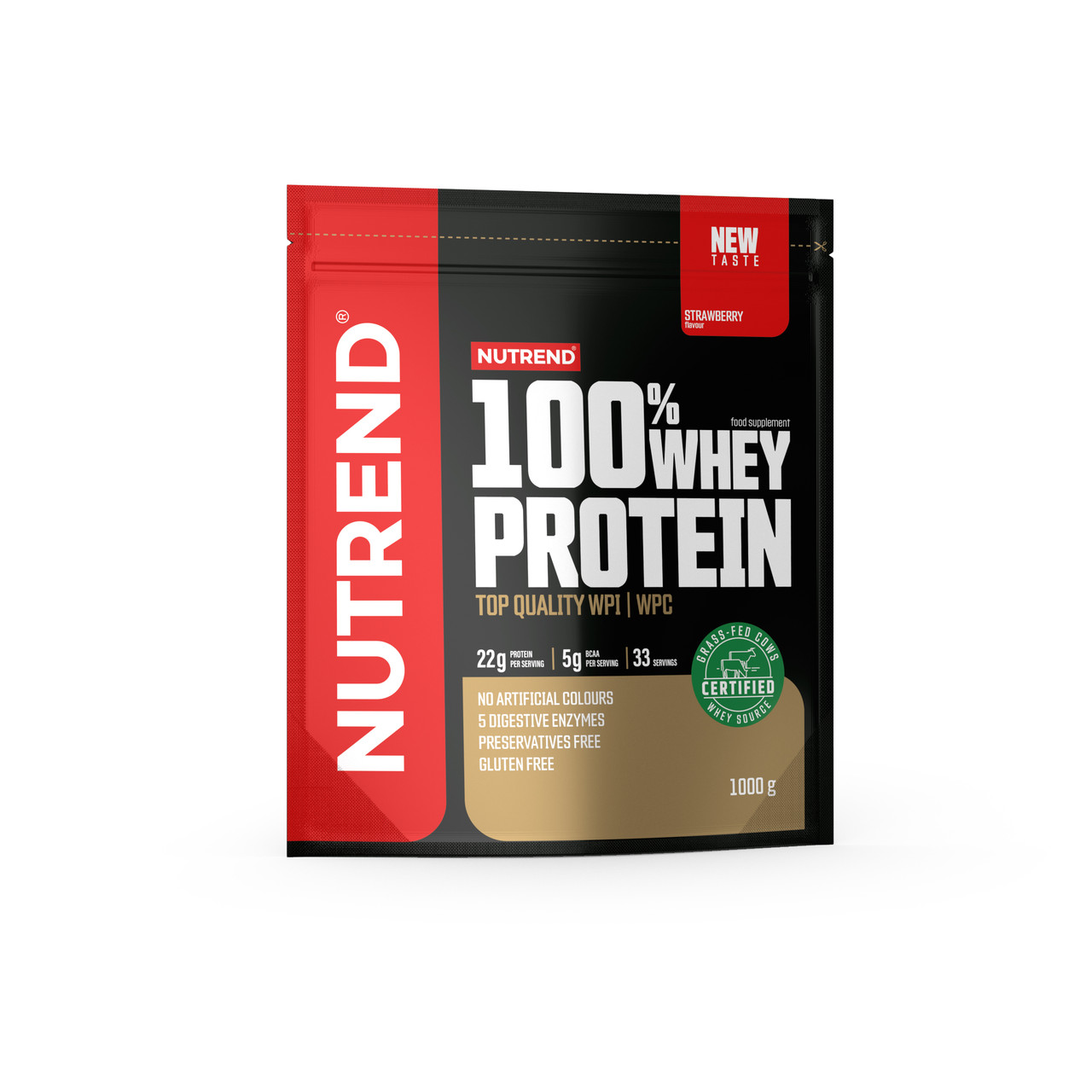 NUTREND 100% WHEY Protein Клубника - фото 1 - id-p110208719
