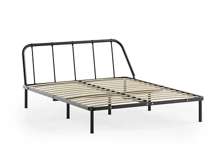 Двуспальная кровать Квадрат(О) 160х200 см, черная, фото 2