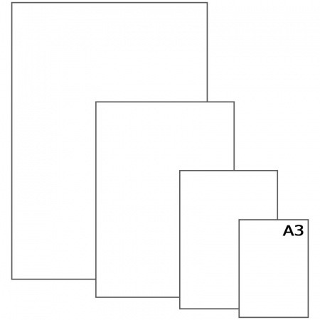 Ватман ГОЗНАК (бумага чертежная) А3, 297 х 420 мм, 200 г/м2 - фото 1 - id-p110228549