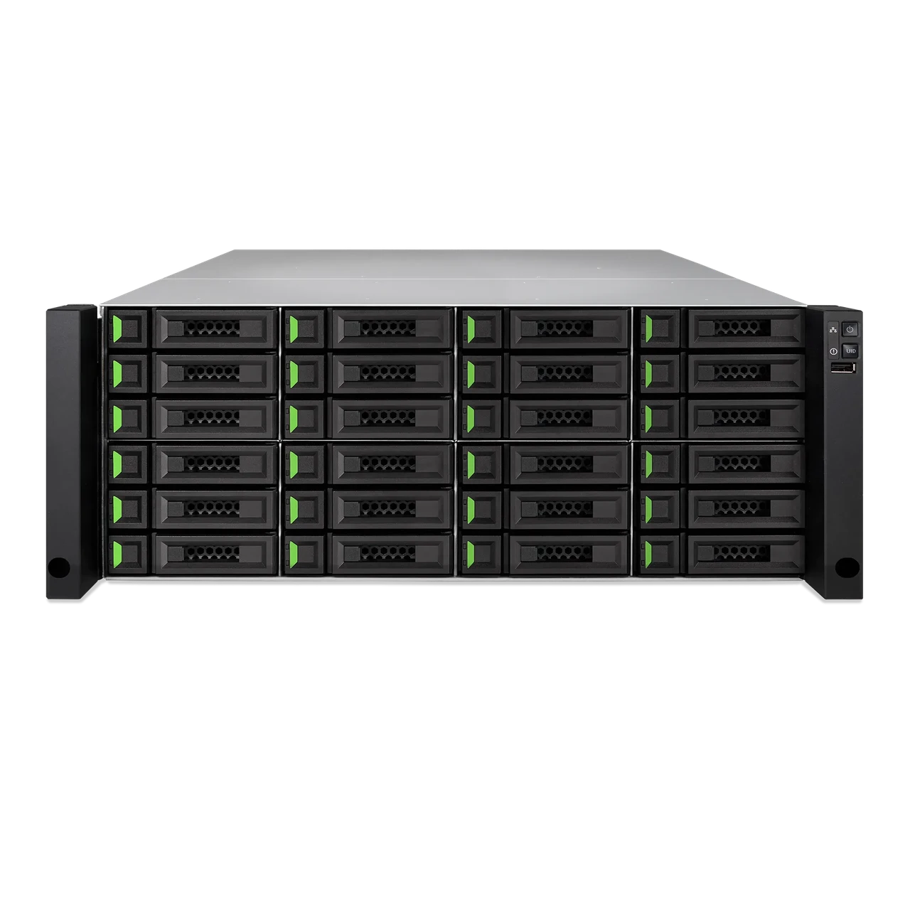 Система хранения данных 4U, 24 x 3.5" SAS/SATA до 480TB, 4x DDR4 до 128GB, Intel® Xeon® 4-core XN8024D QSAN