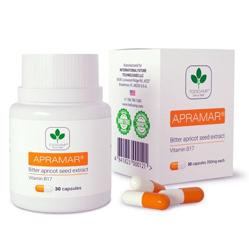 Витамин В17, 200 мг. Эффективная Биологически активная добавка «Апрамар» - фото 5 - id-p87798638