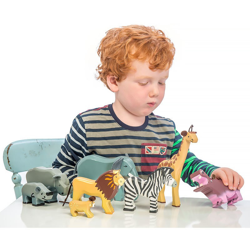Набор игрушек фигурок животный мир 6 штук wind animals - фото 2 - id-p110228538