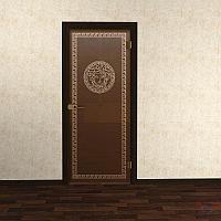 Дверь Стекло Бронза Версаче 1900х700 коробка хвоя