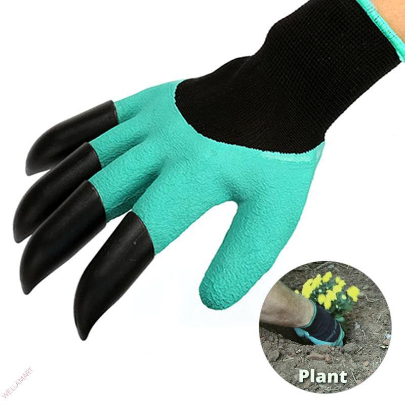 Садовые перчатки Garden Genie Gloves с когтями - фото 3 - id-p97754491