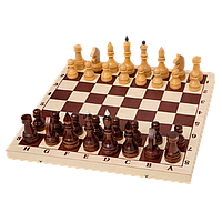 Шахматы турнирные утяжеленные в комплекте с доской (400*200*53) Е-2
