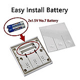 Беспроводной выключатель 2-клавишный RF 433Mhz серый, фото 5