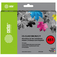 Cactus CS-CLI451BK/M/C/Y струйный картридж (CS-CLI451BK/M/C/Y)