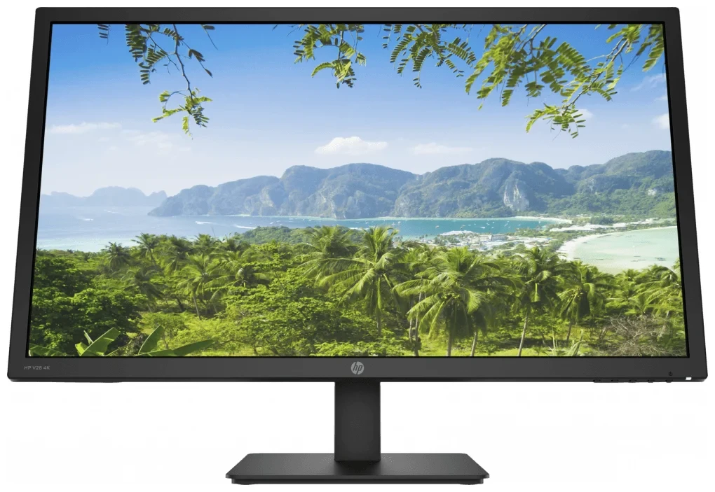 HP 8WH58AA Монитор V28 28" 3840x2160, 5ms, DisplayPort, HDMI x 2 - фото 4 - id-p110249080