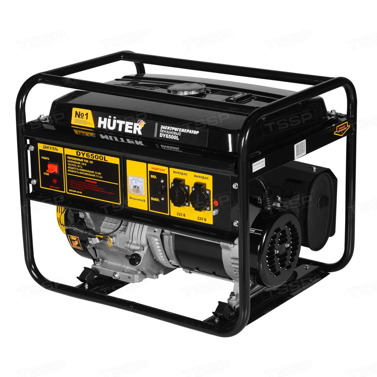 Бензиновый генератор Huter DY6500L / 5кВт / 220В 64/1/6 - фото 1 - id-p110255127