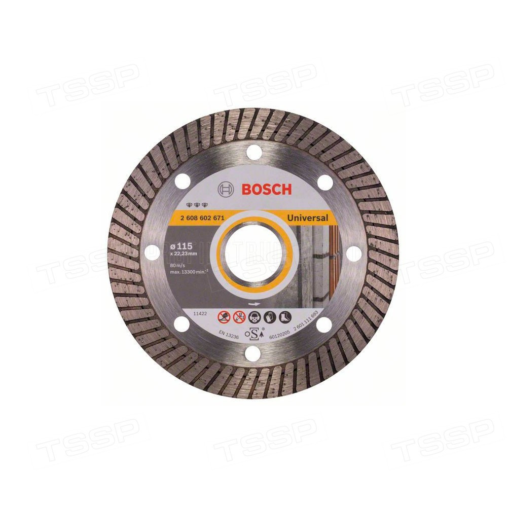 Алмазный диск Bosch 115*22,23 Best for Universal 2608602671 - фото 1 - id-p110257419