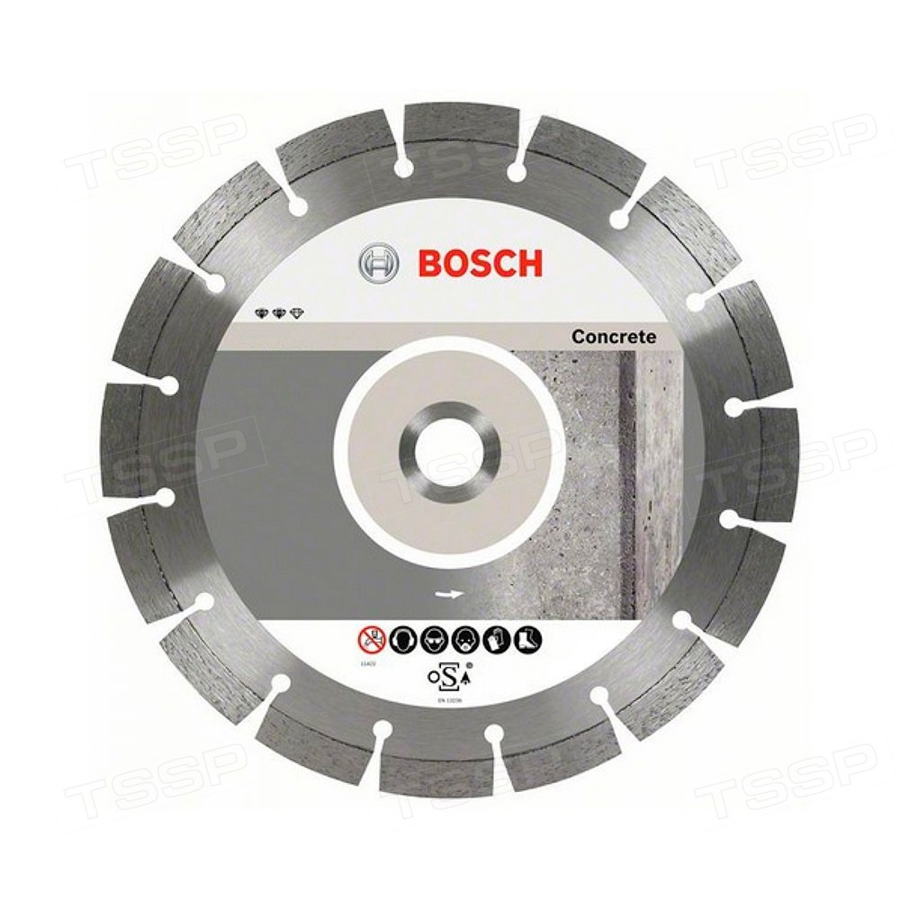 Диск алмазный по бетону Bosch 180*22,23мм Expert for Concrete 2608602558 - фото 1 - id-p110257608