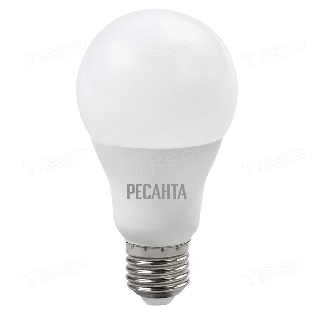 Лампа светодиодная Ресанта LL-R-A65-15W-230-3K-E27 76/1/19 - фото 1 - id-p110259824