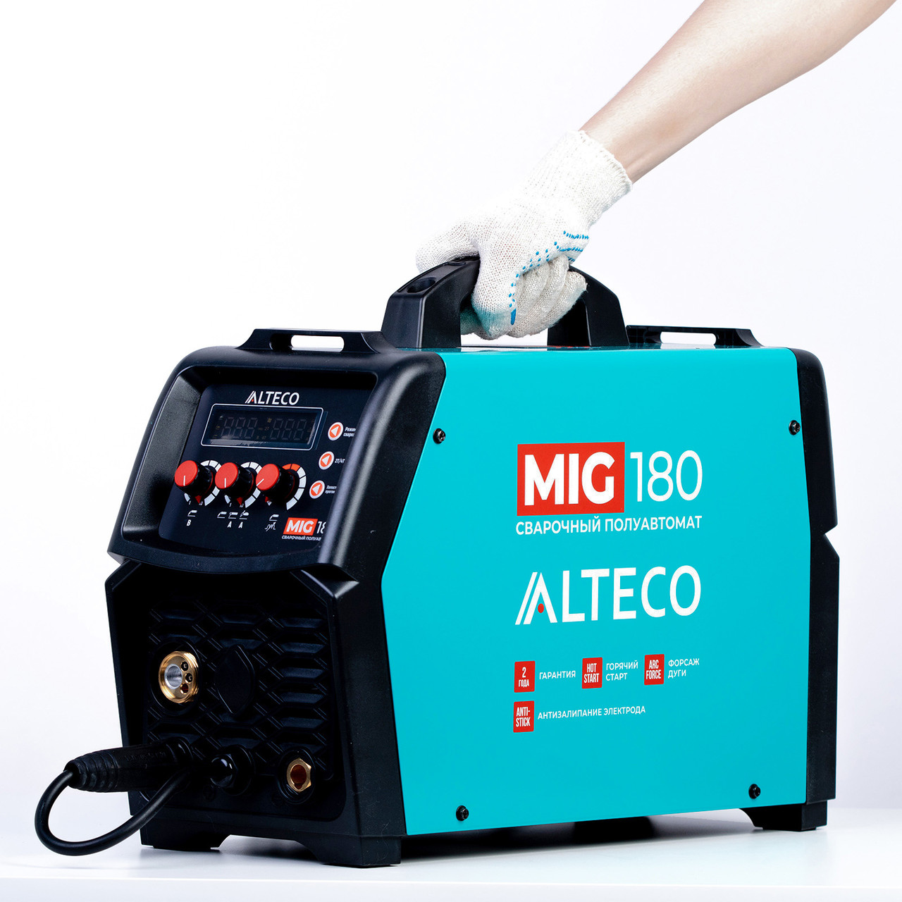 Cварочный полуавтомат ALTECO MIG 180 - фото 2 - id-p110259865