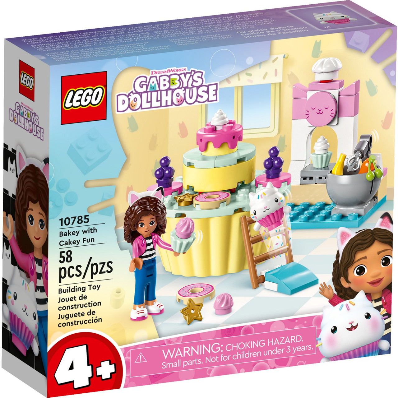 10785 Lego Gabby's DollHouse Пекарня с веселым тортом Лего Кукольный домик Габби - фото 1 - id-p110208125