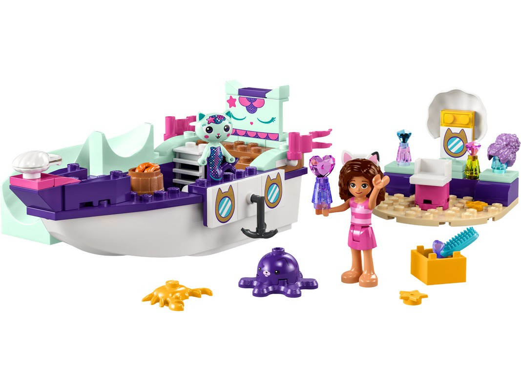 10786 Lego Gabby's DollHouse Корабль и спа Габби и МерКэта Лего Кукольный домик Габби - фото 3 - id-p110208126