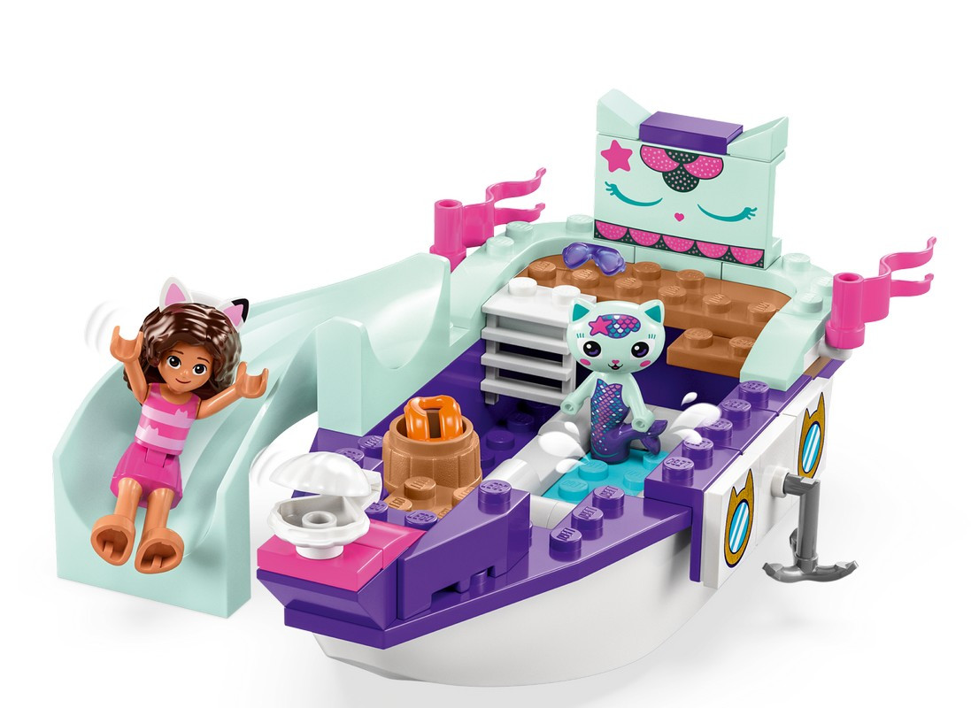 10786 Lego Gabby's DollHouse Корабль и спа Габби и МерКэта Лего Кукольный домик Габби - фото 6 - id-p110208126