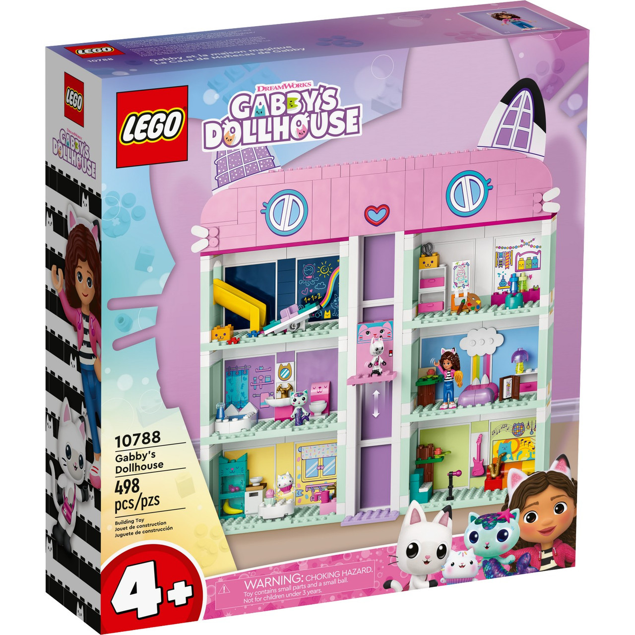 10788 Lego Gabby's DollHouse Кукольный домик Габби Лего Кукольный домик Габби - фото 1 - id-p110208128