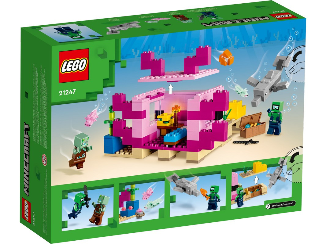 21247 Lego Minecraft Дом аксолотля Лего Майнкрафт - фото 2 - id-p110208129