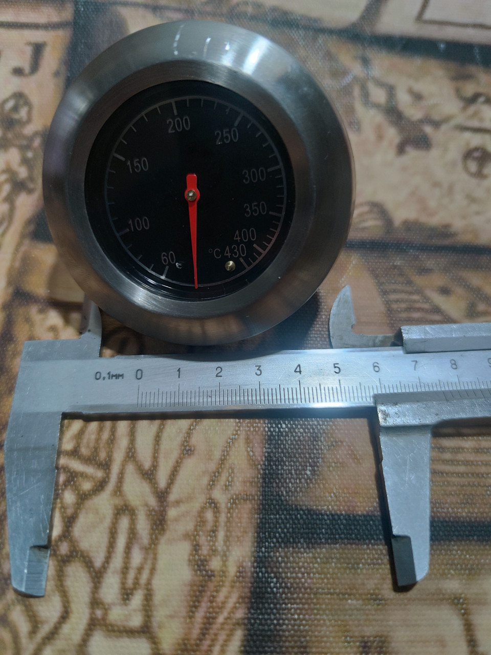 Биметаллический термометр для барбекю радиальный ТБ-BBQ - фото 3 - id-p71164860
