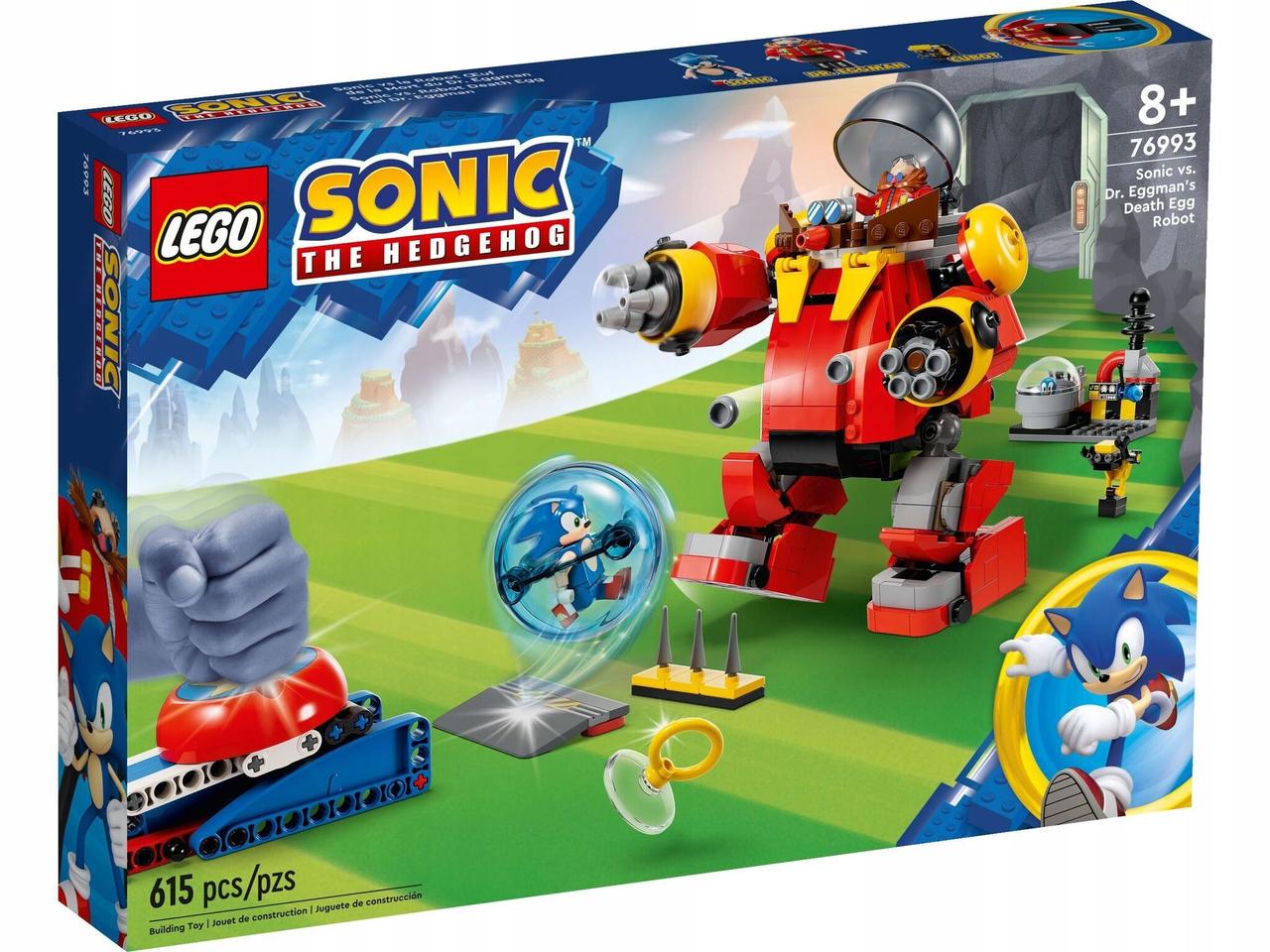 76993 Lego Sonic Соник против робота-яйца смерти доктора Эггмана Лего Соник - фото 1 - id-p110208144