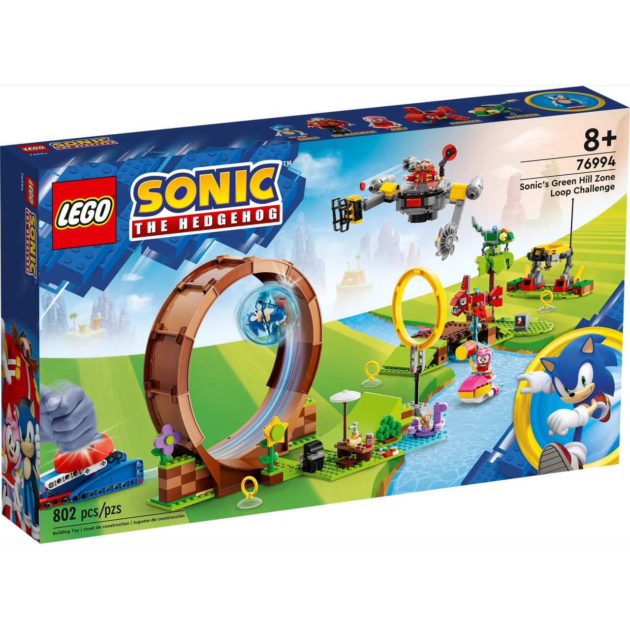 76994 Lego Sonic Испытание Зоны Зеленого холма Соника Лего Соник - фото 1 - id-p110208145