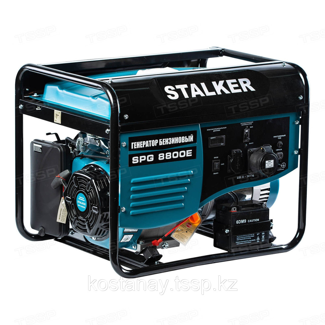 Бензиновый генератор STALKER SPG-8800E / 6кВт / 220В - фото 1 - id-p110281746