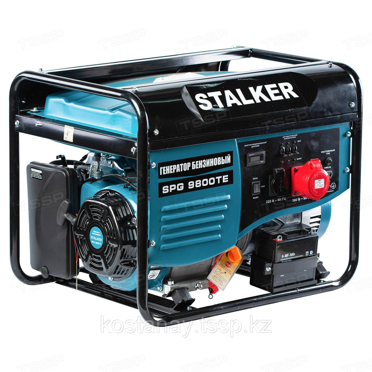 Бензиновый генератор STALKER SPG-9800ТЕ / 7кВт / 220/380В - фото 1 - id-p110281747