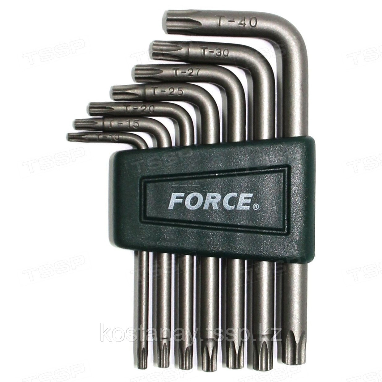 Набор ключей Force Г-образных с отверстием T10-40 7шт. 5071T - фото 1 - id-p110284594