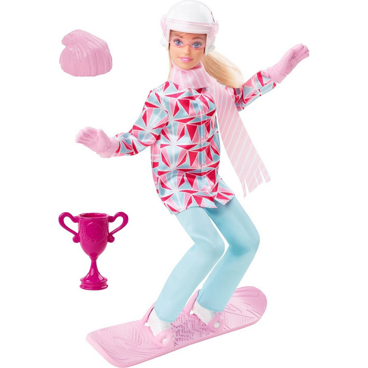 HCN32 BRB. Кукла Barbie Winter Sport Сноубордистка