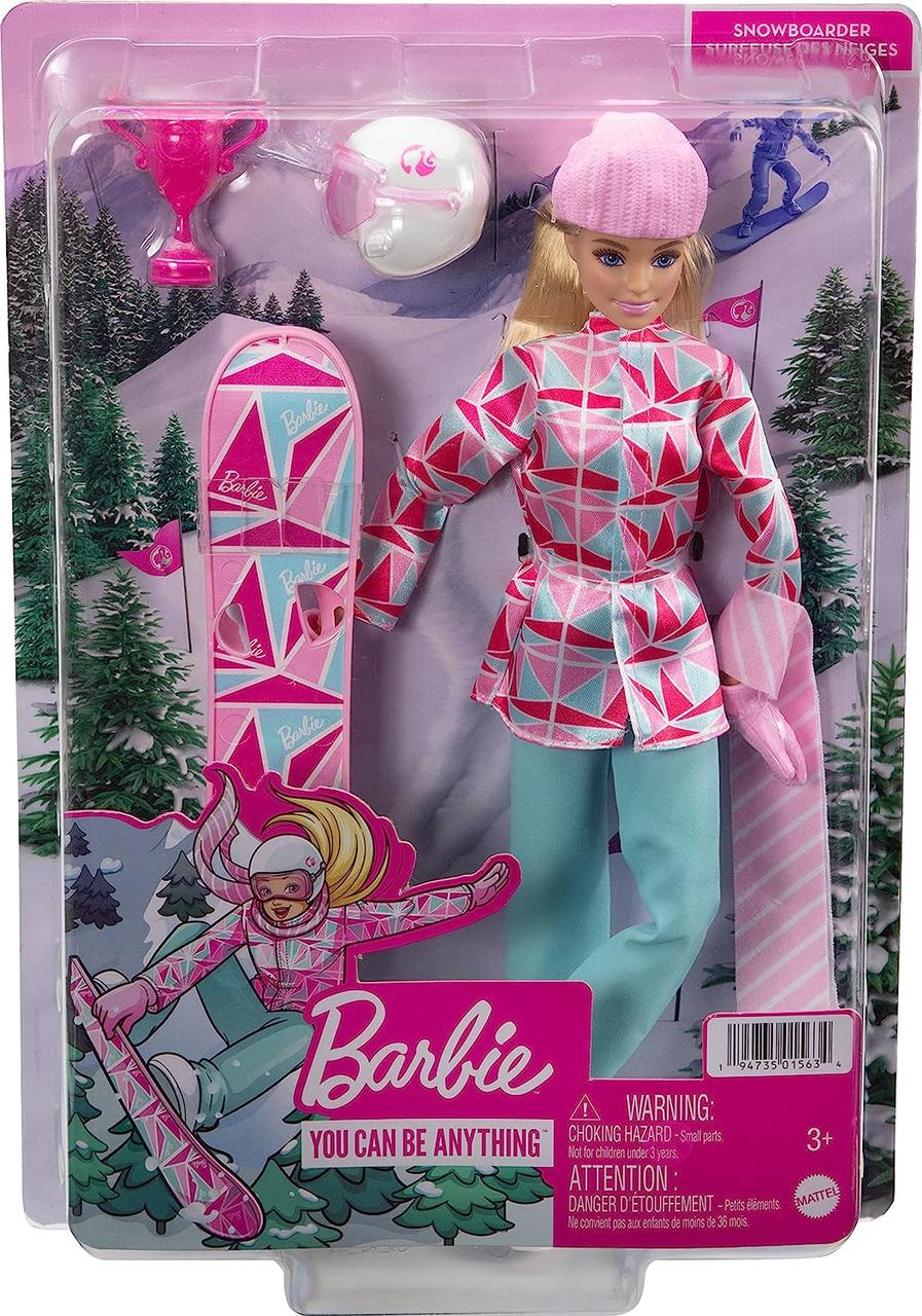HCN32 BRB. Кукла Barbie Winter Sport Сноубордистка