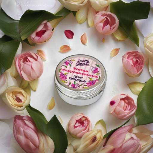 Твердые духи Всегда очаровательна, 10гр, в баночке, PRETTY GARDEN