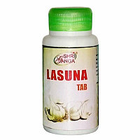 Ласуна(Lasuna) Shri Ganga,для сосудов и понижения холестерина в крови(120табл.)
