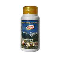 Ним(NEEM Tab) Shri Ganga,для очищения крови и кожи,токсиновыводящее средство(200табл.)