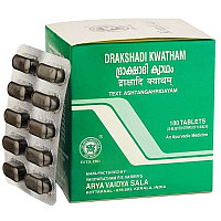 Дракшади Кватхам(Drakshadi Kwatham)AVS ,для лечения нервной системы(100табл.)