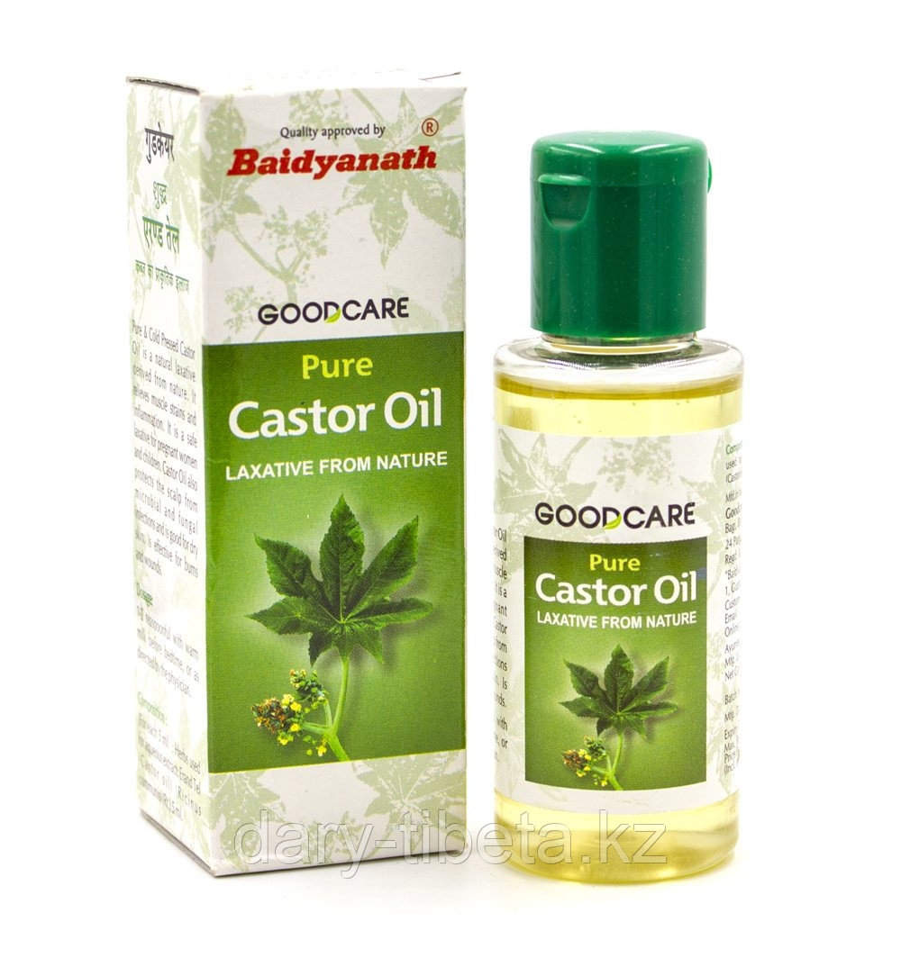 Касторовое масло(Castor Oil)Goodcare Baidyanath,чистое натуральное масло холодного отжима(50 мл) - фото 1 - id-p110069987