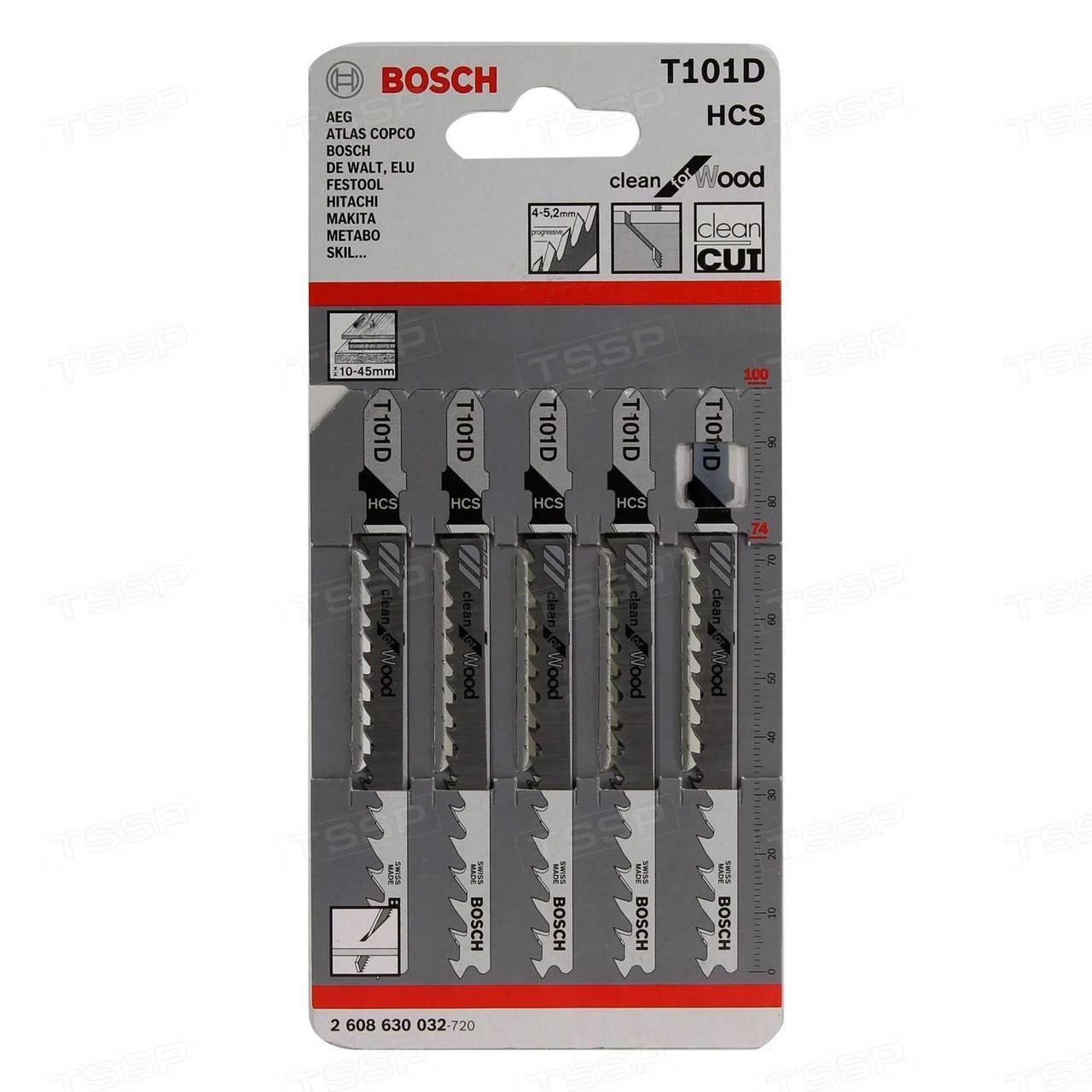 Набор пилок для лобзика Bosch T101D 2608630032 - фото 1 - id-p110305244