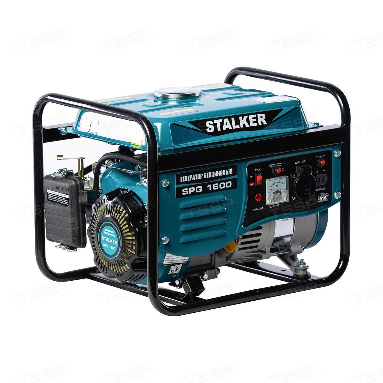 Бензиновый генератор STALKER SPG-1600 / 0.9кВт / 220В - фото 1 - id-p110305402