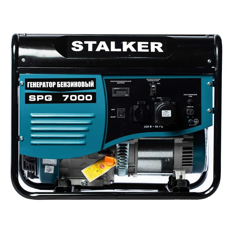 Бензиновый генератор STALKER SPG-7000 / 5кВт / 220В - фото 4 - id-p110306143