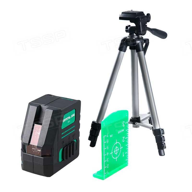 Уровень лазерный c зеленым лучом с набором аксессуаров Fubag Crystal 20G VH Set 31628 - фото 1 - id-p110306406