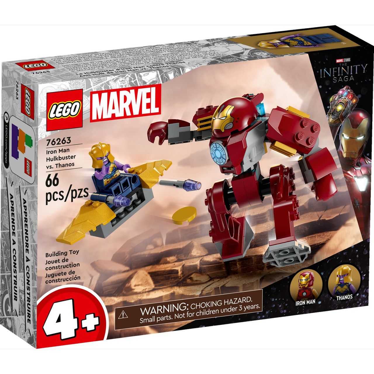 76263 Lego Super Heroes Халкбастер железного человека против Таноса Лего Супергерои Marvel - фото 1 - id-p110316439