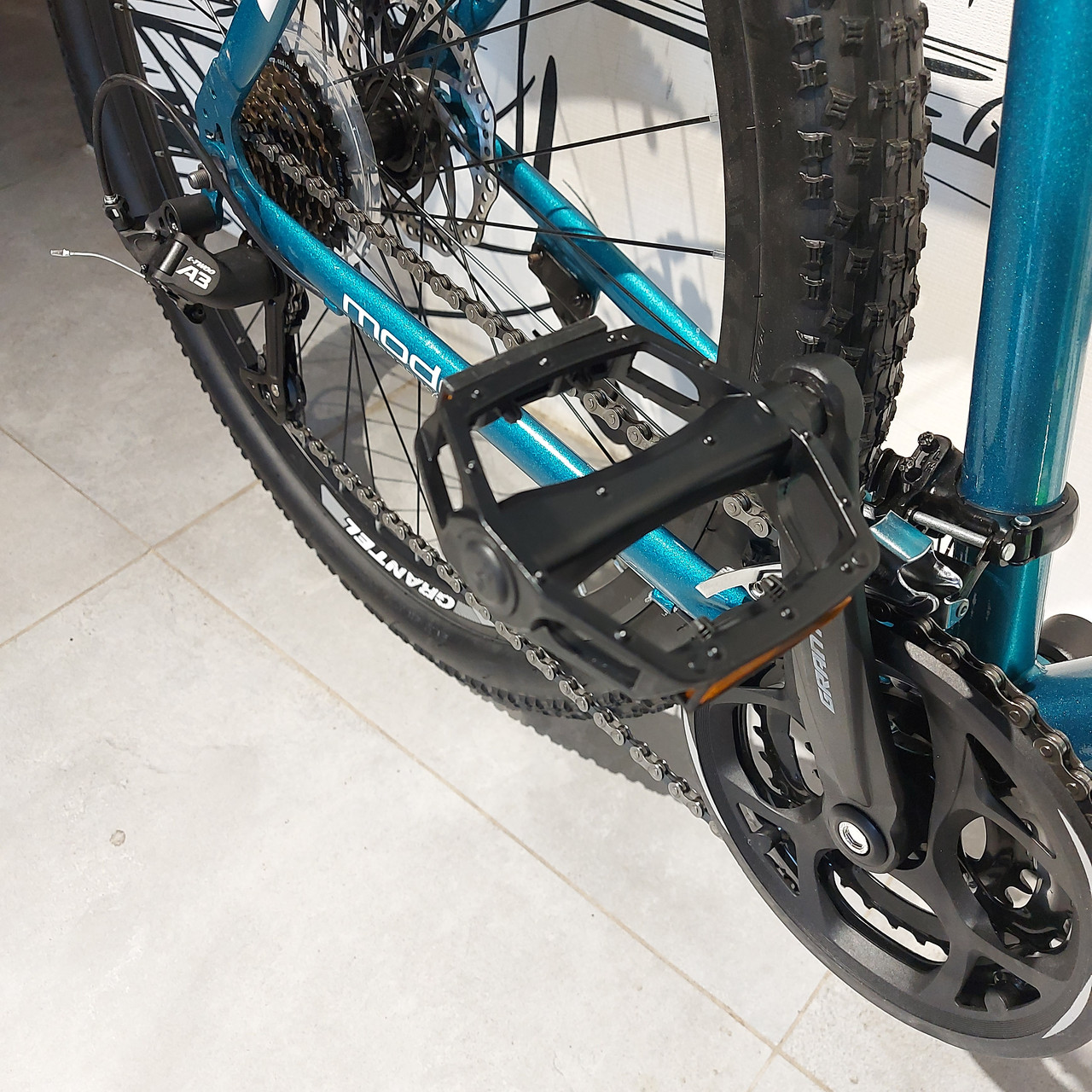Горный Велосипед "Grantel" XC460. 21 рама. 29 колеса. Найнер. Скоростной. MTB. Зелено-синий. - фото 4 - id-p110318108